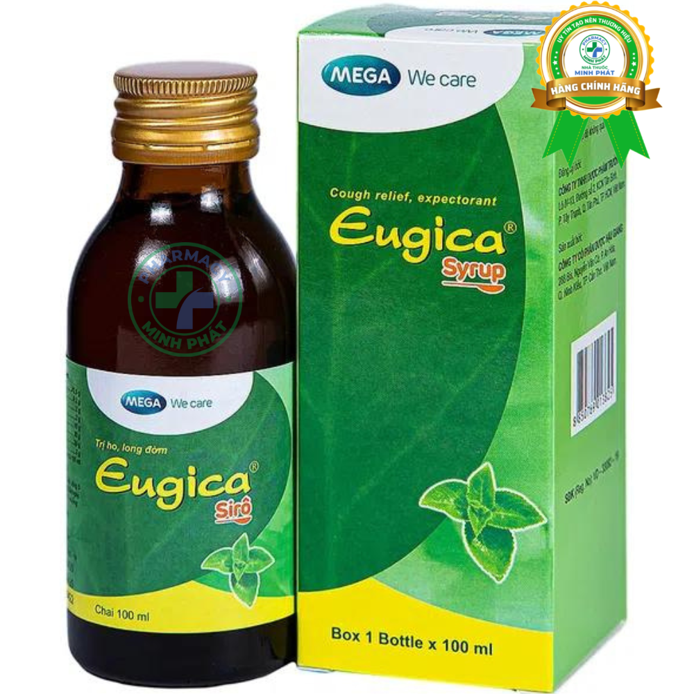 Siro Ho Eugica Xanh Dhg Trị Ho, Viêm Họng 60Ml